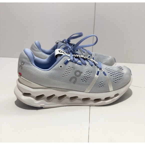 ON Women's Cloudsurfer Running Athletic Shoes Sneakers Heather/White Size 8 - Picture 2 of 11